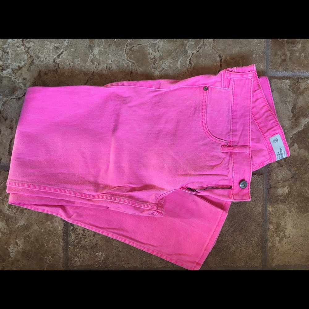 Abercrombie pink jeans